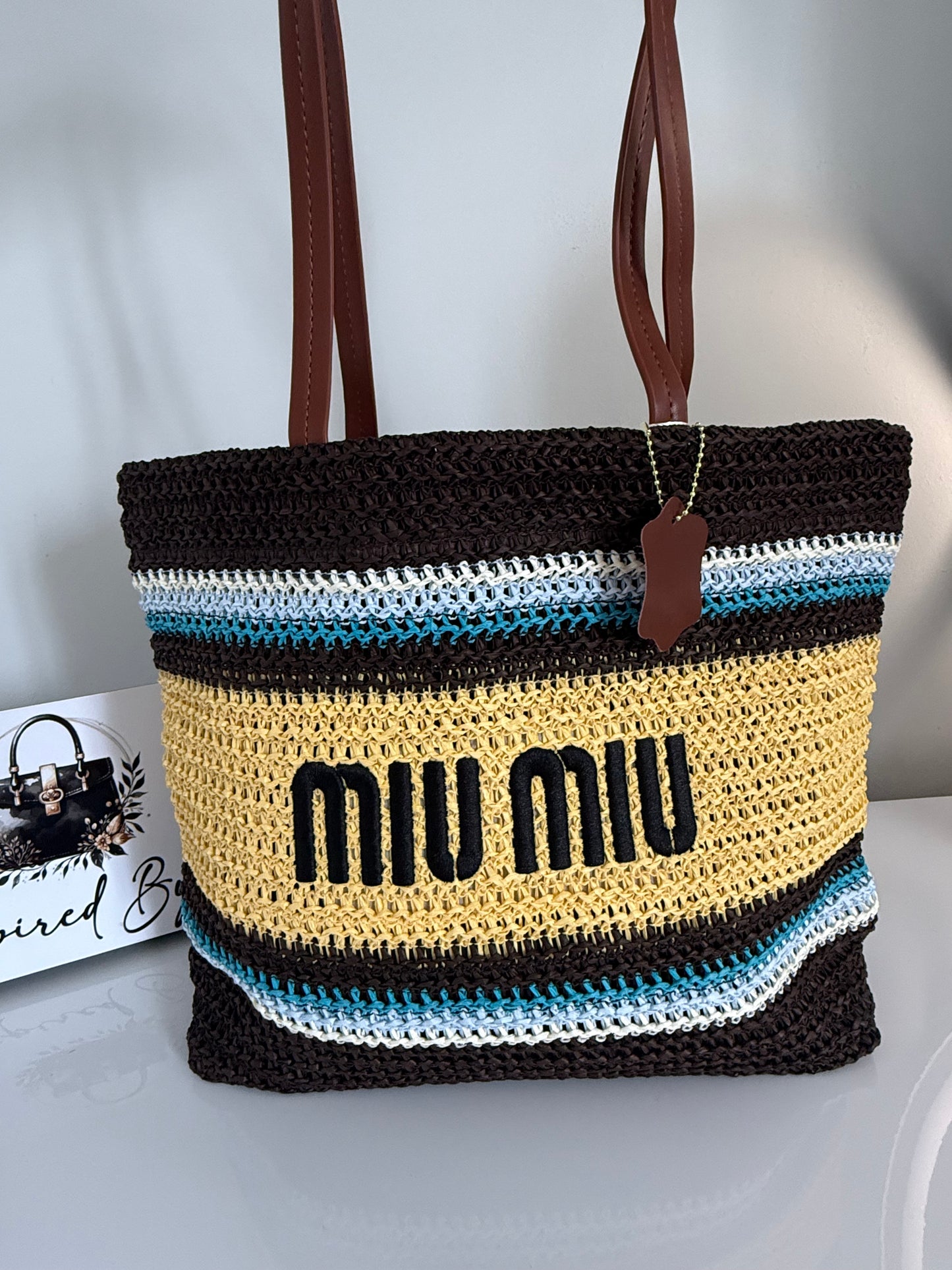Raffia style bag