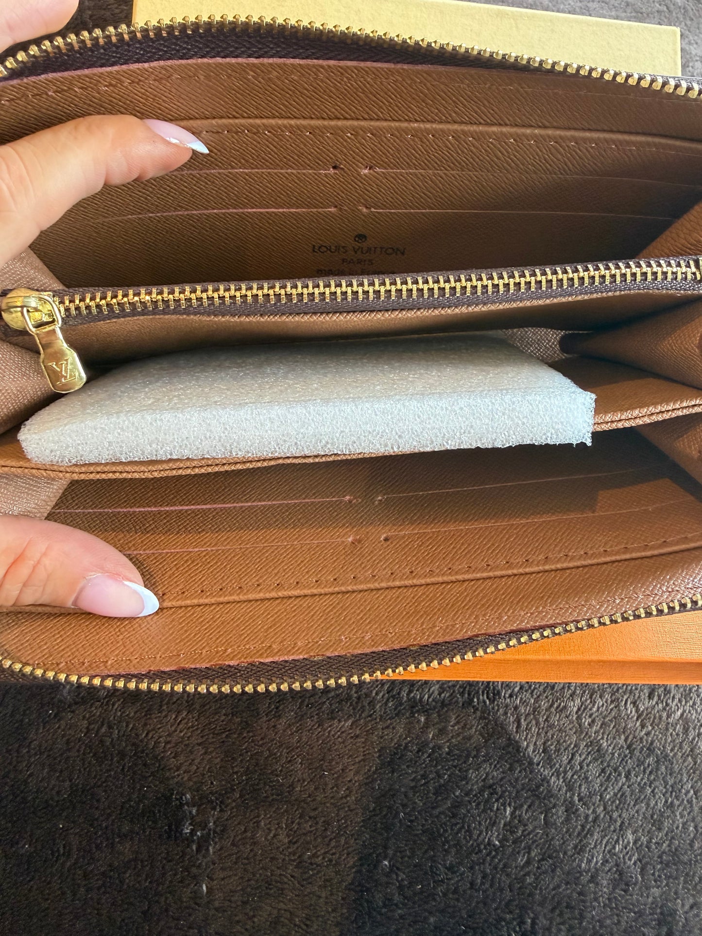 Classic Monogram Zip Around Wallet