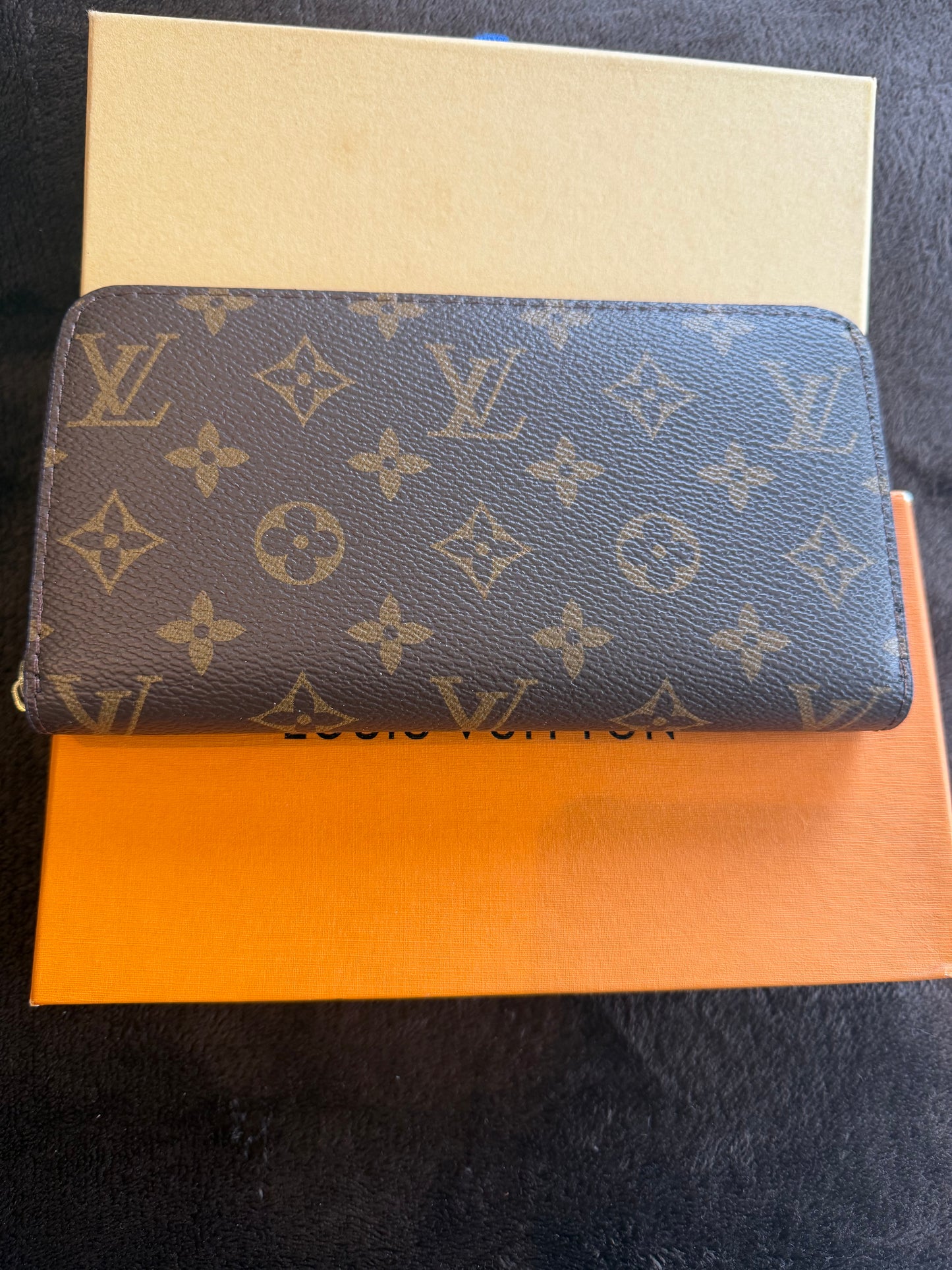Classic Monogram Zip Around Wallet