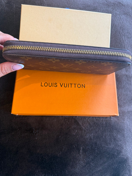 Classic Monogram Zip Around Wallet