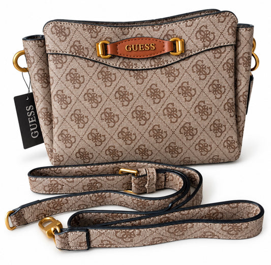 Brown monogrom bag