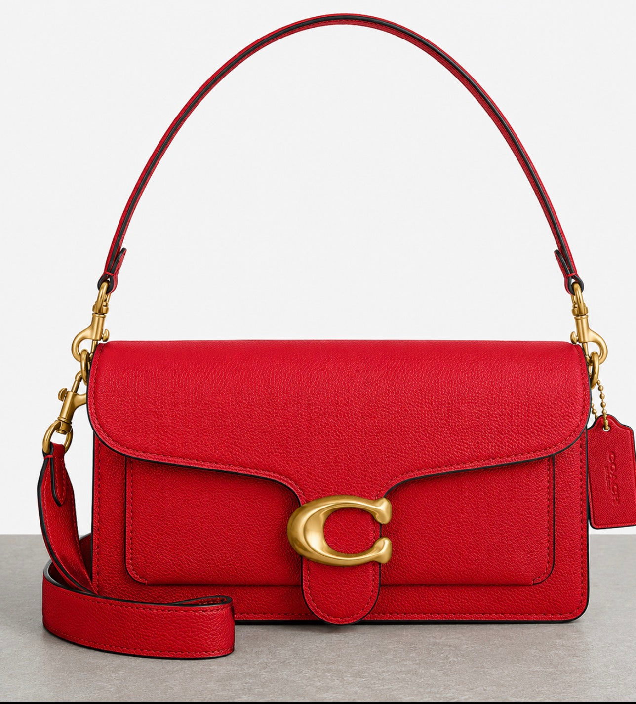 Red luxury bag