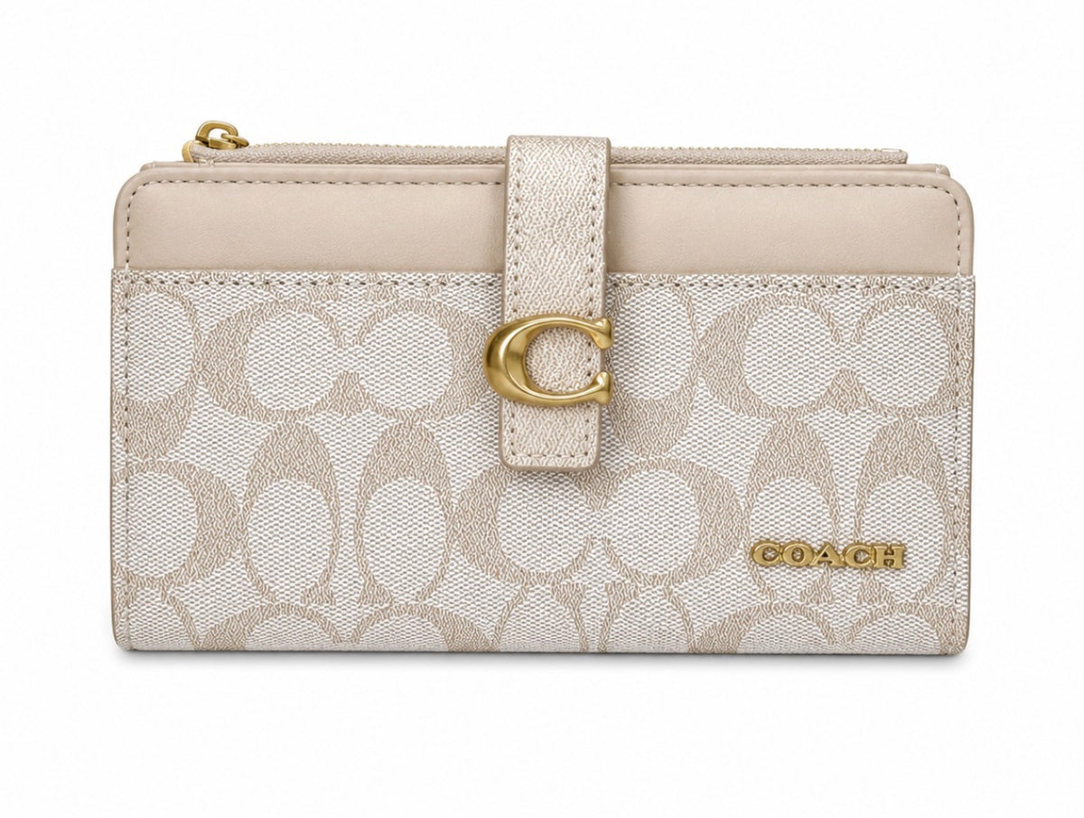 Cream wallet purse