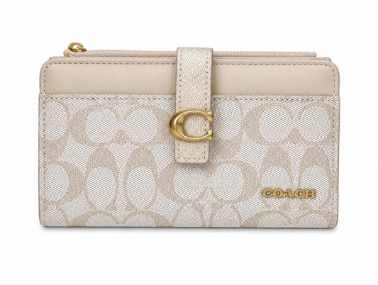 Cream wallet purse