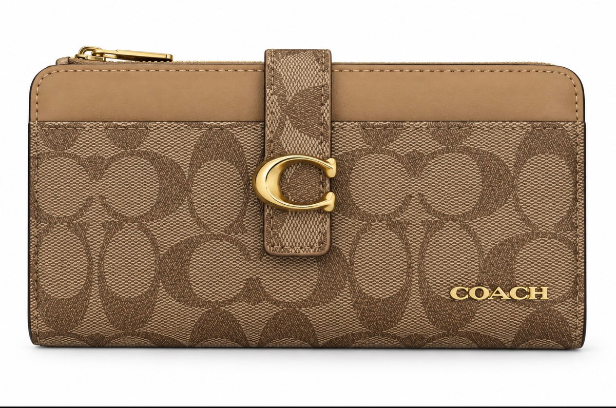 Cream wallet purse