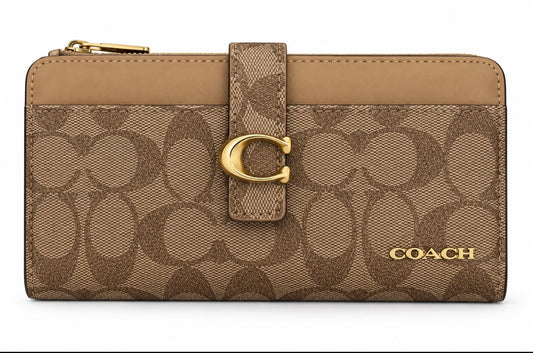 Cream wallet purse