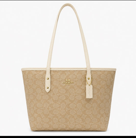 Beige lux bag