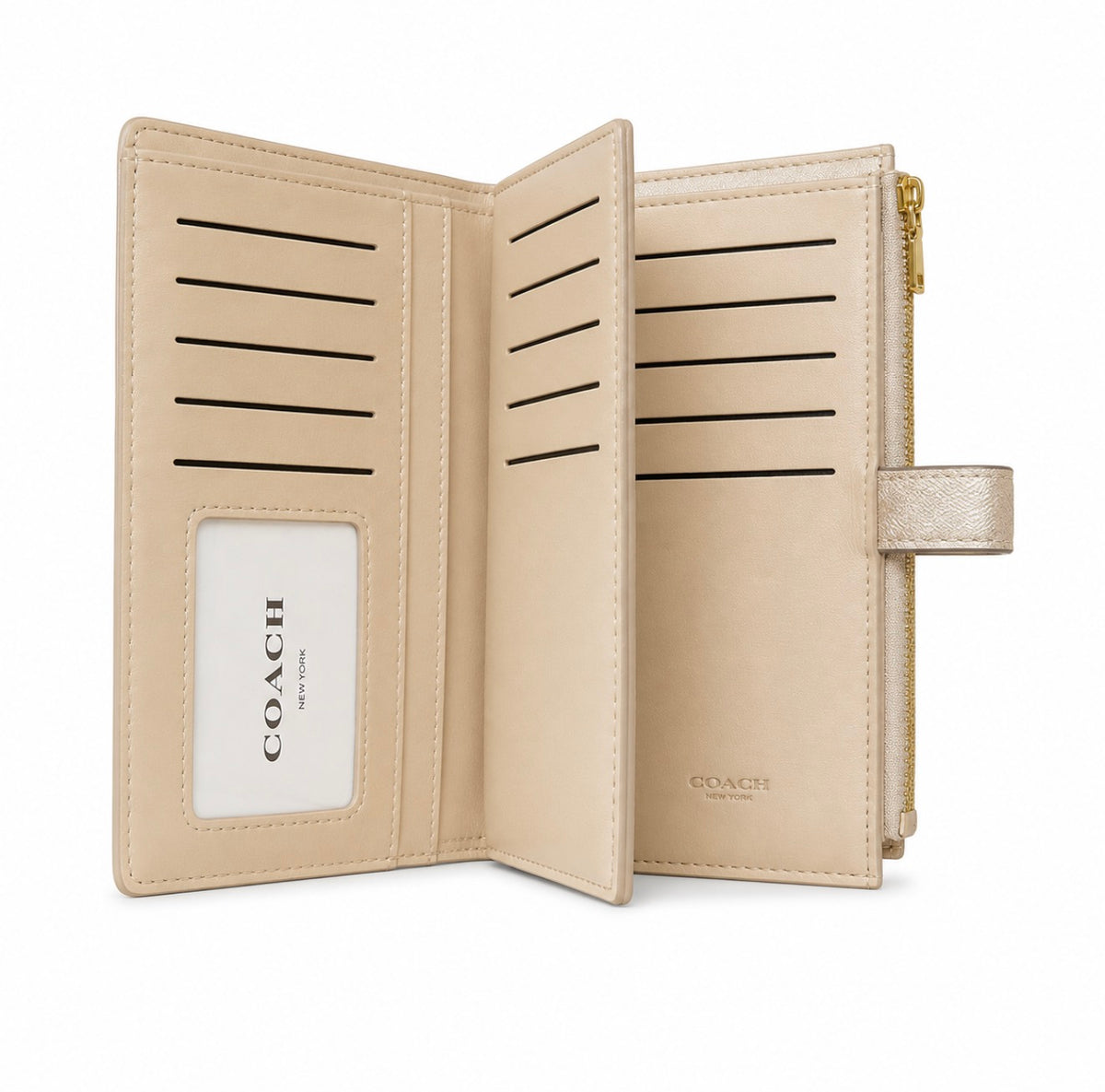 Cream wallet purse