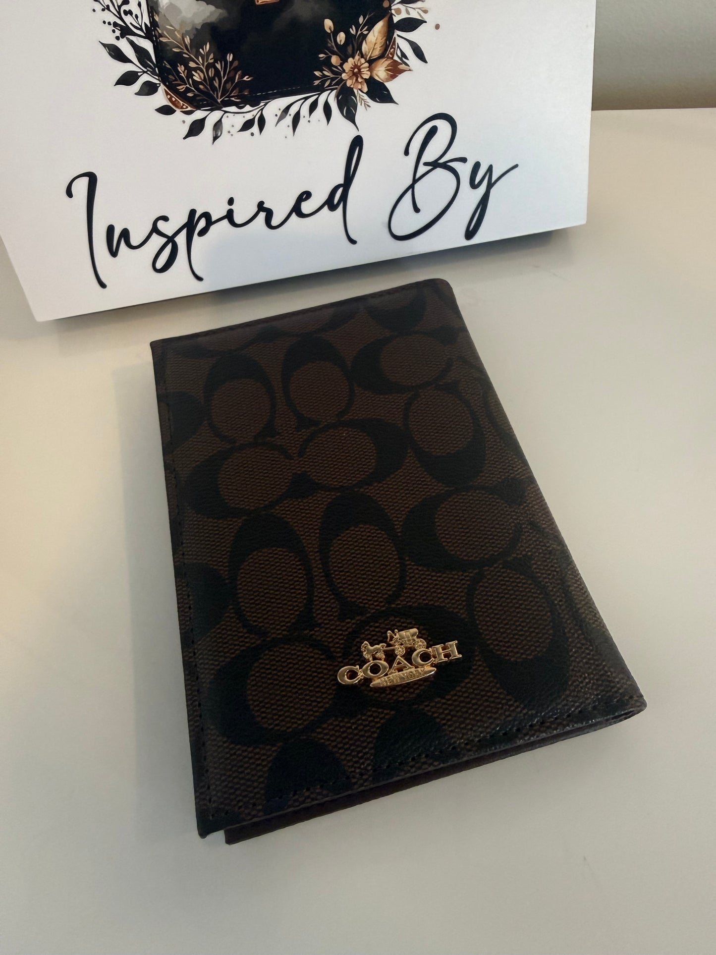 Leather passport holder